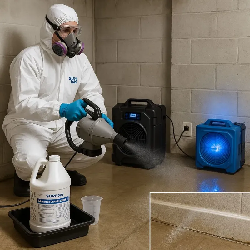 Sanitization and Odor Removal process in Benjamin, TX